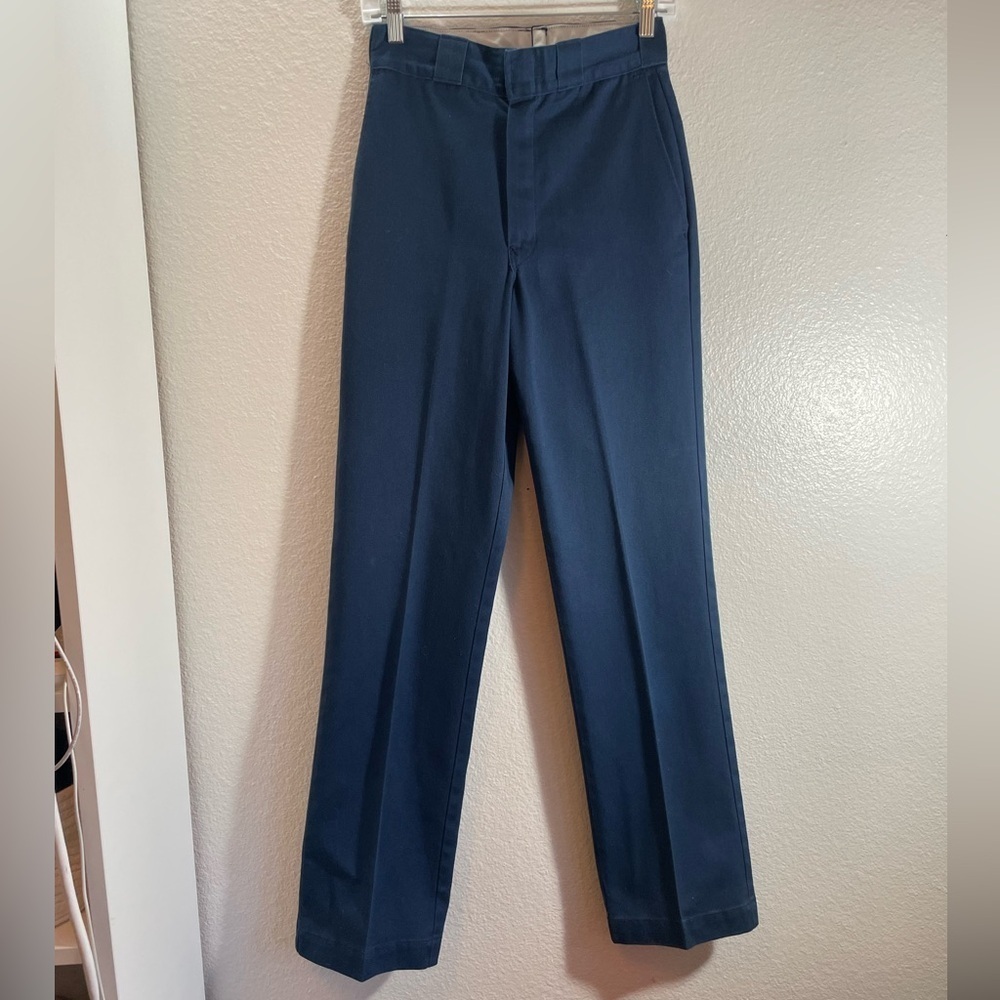 1970’s Dickies Vintage Work Pants Size 27/34 Rare Heavy Twill Talon USA Made